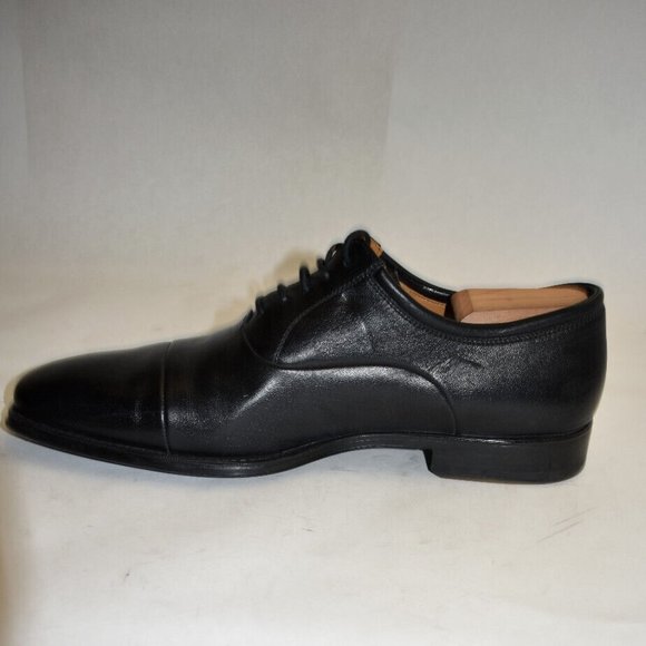 Magnanni \'Federico\' Oxford Black Leather Size 11 US 12654 DD289